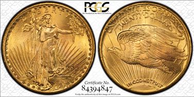 1925 $20 MS66
