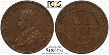 1919 (m) 1D No dots AU58BN