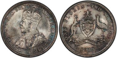 1919-M Florin MS65