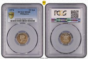 1974 10 Sen MS68