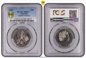 2001 20C Capital Territory MS67