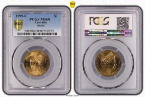 1999-C $1 The Last Anzacs MS68