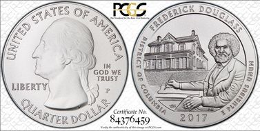 2017-P 25C Frederick Douglass NP 5 oz Silver First Strike SP70