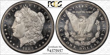1883-CC $1 MS65DMPL
