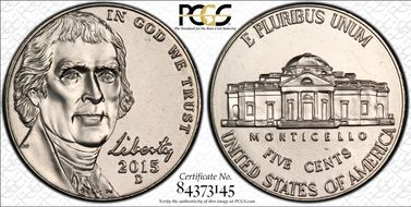 2015-D 5C MS67FS