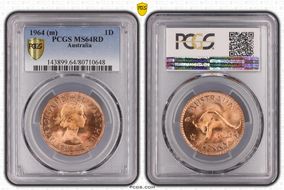 1964 (m) 1D MS64RD