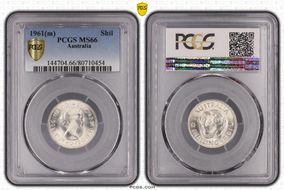 1961(m) Shil KM-59  Ag MS66