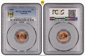1986 1C MS67RD