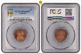 1974 2C MS64RB