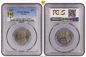 1905 25C Gad-364 MS66