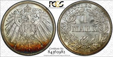 1914-A Mark J-17 Ag MS67+