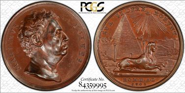1742 Medal Eimer-572 Bronzed AE SP62