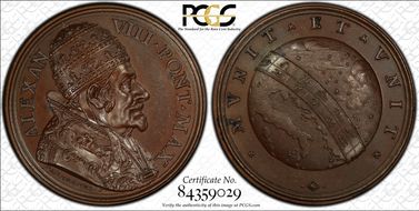 (1689) Medal S-1488 Alessandro VIII MS65BN