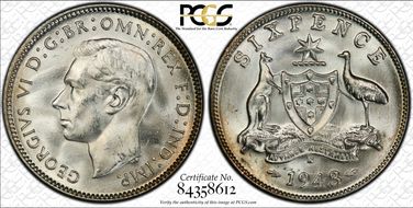 1943-D 6D KM-38  Ag MS65
