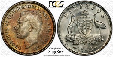 1943-D 6D KM-38  Ag MS66