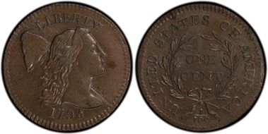 1795 1C S-78, Plain Edge MS63BN