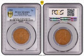 1983 2p S-C2A NEW PENCE Rev Mule XF45BN