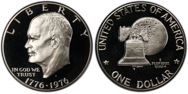 1976-S $1 Clad Type 2 PR70DCAM