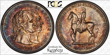 1900 $1 Lafayette AU58