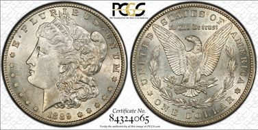 1889-S $1 AU55