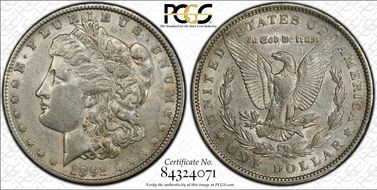 1892-O $1 AU53