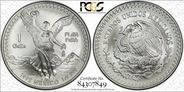 1992-Mo Onza Libertad Ag MS68