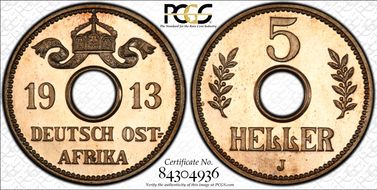 1913-J 5 Hel J-718 PR66CAM