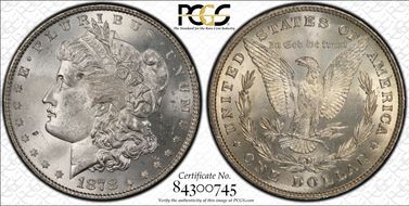 1878 8TF $1 MS62