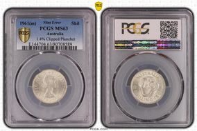 1961(m) Shil KM-59  Ag MS63