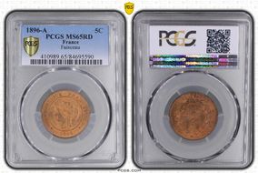 1896-A 5C Gad-157a Faisceau F-118 MS65RD