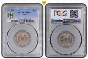 1926 10C Gad-286 F-138 MS66