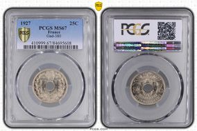 1927 25C Gad-380 F-171 MS67