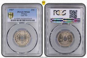 1927 25C Gad-380 F-171 MS66