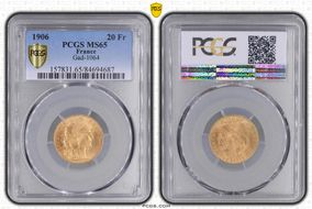 1906 20 Fr Gad-1064 F-534 MS65
