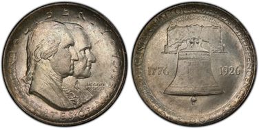 1926 50C Sesquicentennial MS65