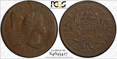 1795 1C S-76b, Plain Edge XF45BN