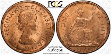 1961 1D S-4157 MS64+ RD