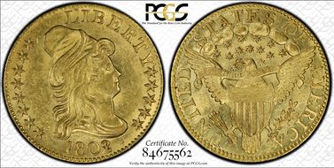 1802/1 $5 MS62