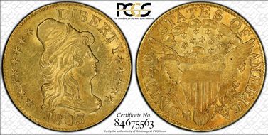 1803/2 $5 MS63