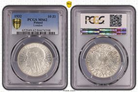 1932 10 Zl London MS62