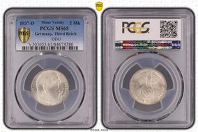 1937-D 2 Mk J-366 MS65