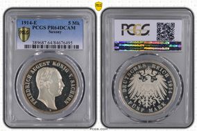 1914-E 5 Mk J-136 PR64DCAM