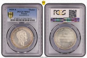 1828-A Thaler KM-417 Mining MS61