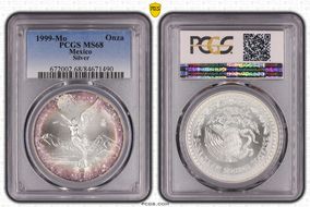 1999-Mo Onza Libertad Ag MS68