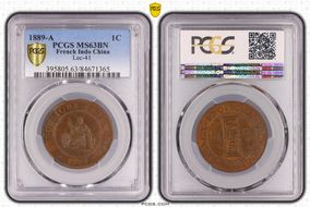 1889-A 1C Lec-41 MS63BN