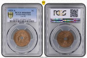 1921-A 1C Lec-82 MS65RB
