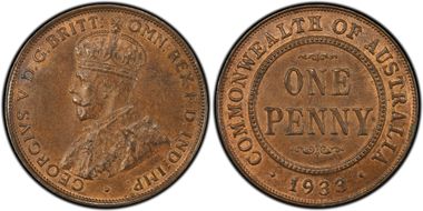 1933/2 (m) 1D MS63BN