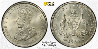 1935(m) Florin MS65