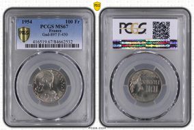 1954 100 Fr Gad-897 F-450 MS67