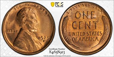 1929-D 1C MS65RD